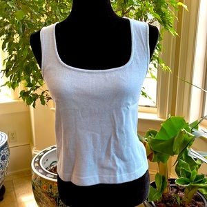 St. John Sky Blue Tank Top